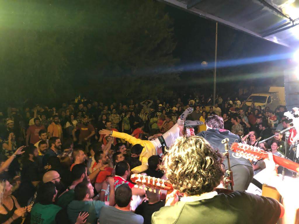 Público al aire libre
