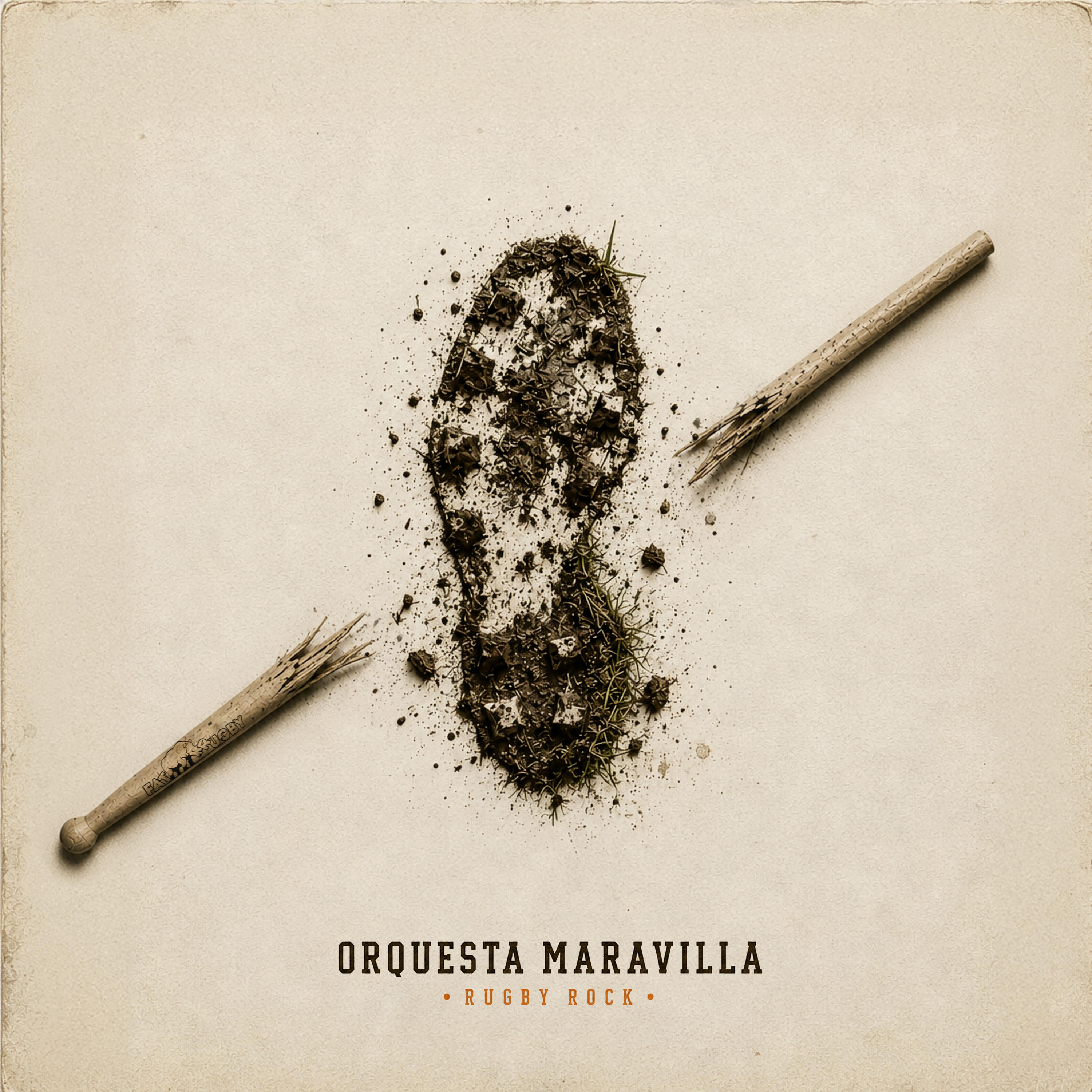 Portada del disco Rugby Rock — La Orquesta Maravilla